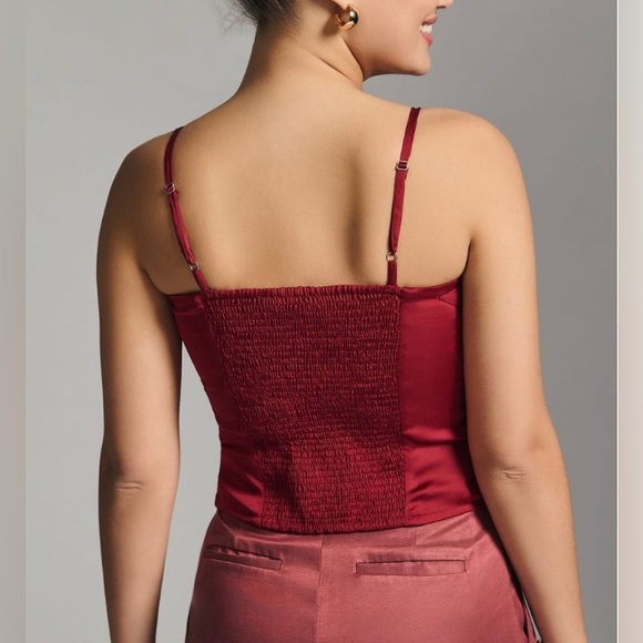 Anthropologie Let Me Be 3-D Rose Top - Picture 3 of 14